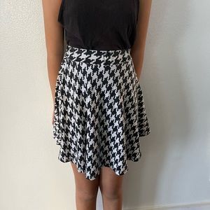 Black and white skirt